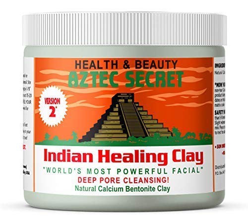 Aztec Secret Face Mask - Deep Pore Cleansing, 100% Natural Calcium Bentonite Clay - 1 lb