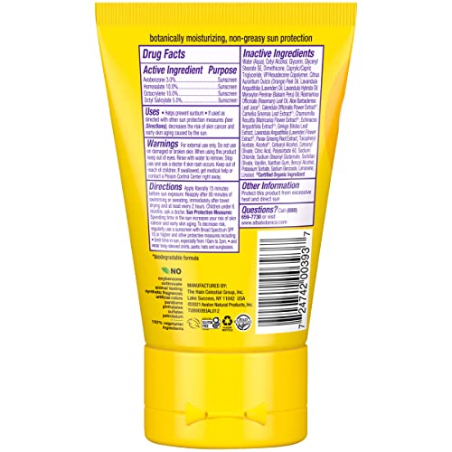 Alba Botanica Sunscreen Lotion - Broad Spectrum SPF 45, Plant-Based, Cruelty-Free - 4oz