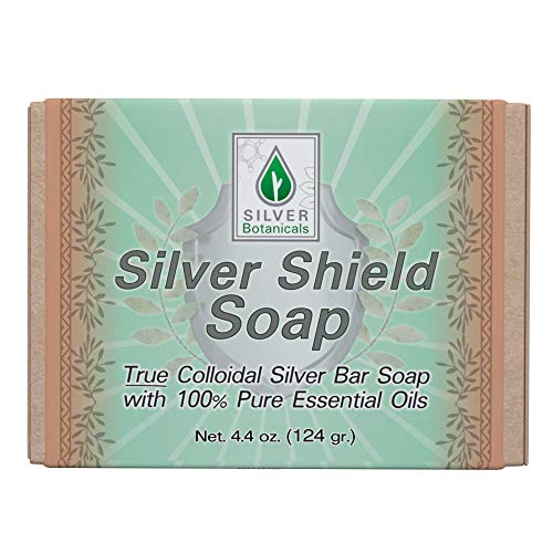 Silver Shield Bar Soap - All-Natural Colloidal Silver, Organic Ingredients - 100% Natural