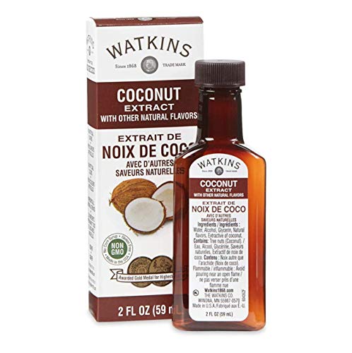 Watkins Coconut Extract - Natural Flavor Enhancer, Gluten Free, Kosher - 2 Ounce