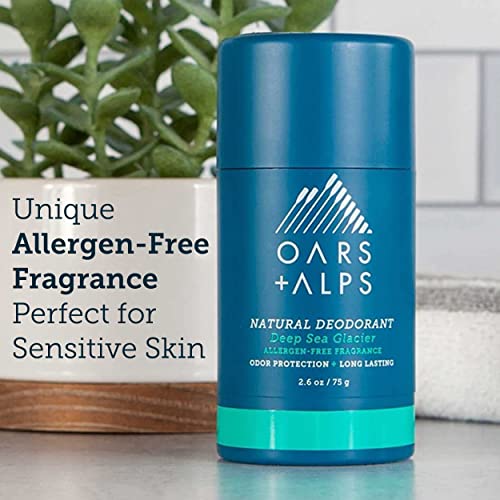 Oars + Alps Deodorant - Effective Odor Control, Dermatologist Tested for Sensitive Skin - 2.6oz