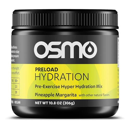 Osmo Preload Hydration Powder - Boosts Performance, Non-GMO, Vegan - Pineapple Margarita Flavor
