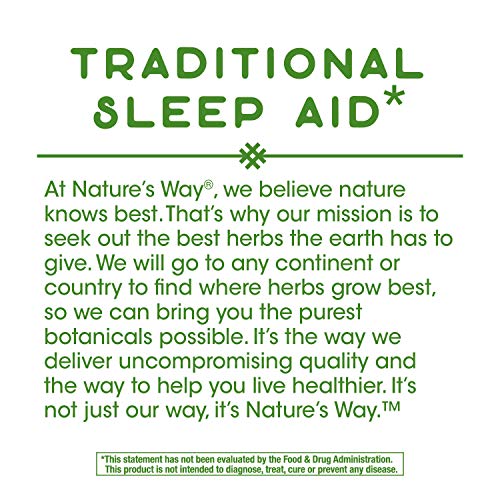 Nature's Way Lemon Balm Herbal Supplement - Traditional Sleep Aid, Non-GMO Verified - 100 Vegan Caps