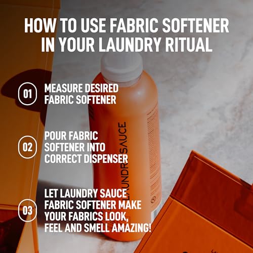 Laundry Sauce Fabric Softener - Plush Softness, Wrinkle Reduction, Essential Oils - 2 Pack