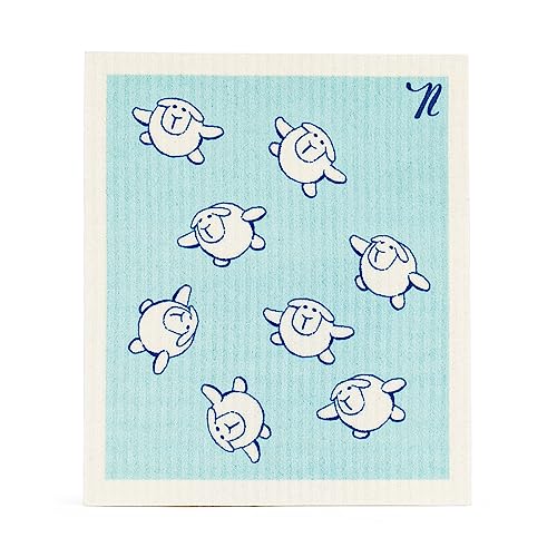 Nellie's Swedish Dishcloths (3 Pack) - Ultra Absorbent, Compostable & Odor-Free - 15x Absorbency