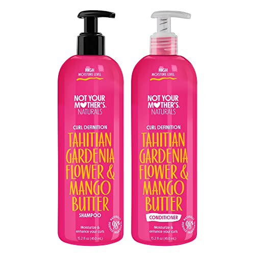 Not Your Mother's Naturals Curl Defining Shampoo & Conditioner - Hydrating, Vegan - 2 Pack