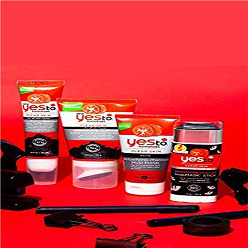 Yes To Tomatoes Charcoal Peel Off Face Mask - Detoxifies Skin, 97% Natural Ingredients - 2 Fl.Oz