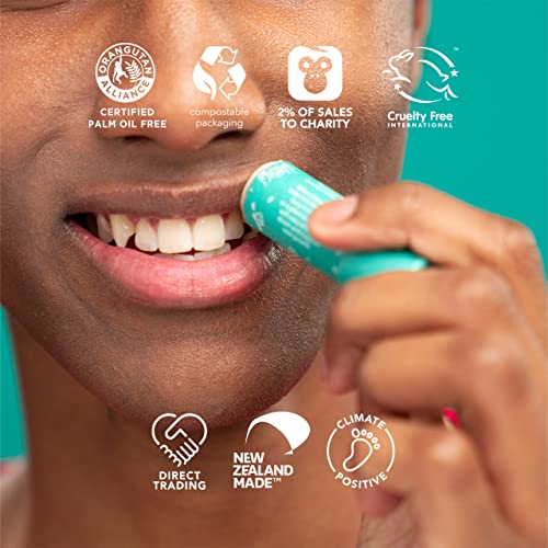 Ethique Pepped Up Lip Balm - Nourishing, Vegan, Plastic-Free, 100% Natural - 0.32 oz