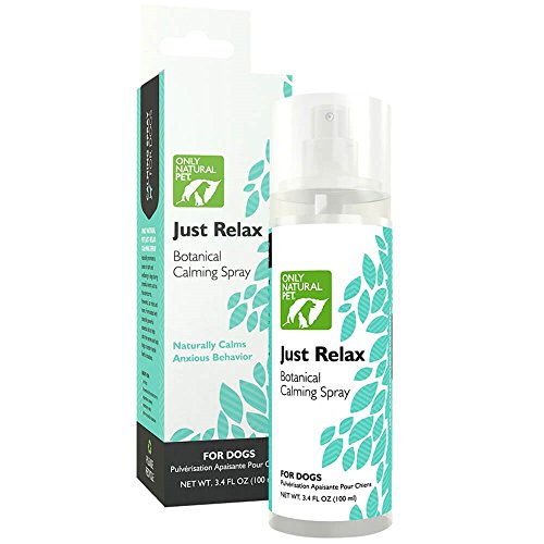 Only Natural Pet Calming Spray for Dogs - Eases Anxiety with Lavender & Valerian - 3.4 oz