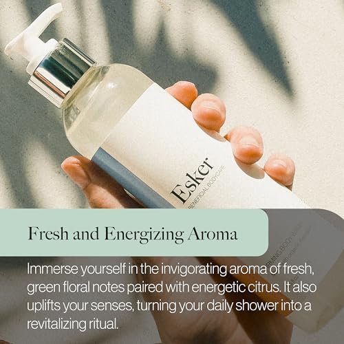 ESKER Body Wash - Firming & Hydrating with Essential Oils, Recycled Packaging - 8.5oz