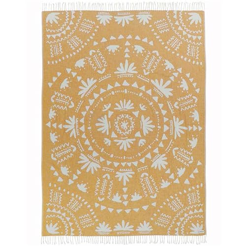 Sand Cloud Large Turkish Beach Towel - Fast-Drying, 100% Organic Cotton, Versatile Use - 60" x 68"