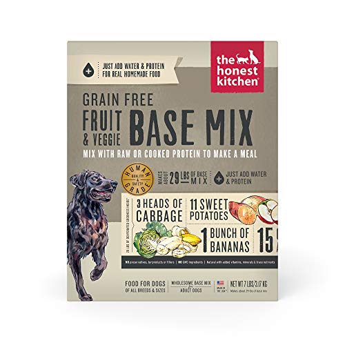 The Honest Kitchen Dog Food Base Mix - Human Grade, Grain Free, Add Your Own Protein - 7 lb
