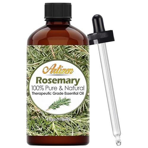 Artizen Rosemary Essential Oil - 100% Pure, High Concentration, Lifetime Warranty - 4oz