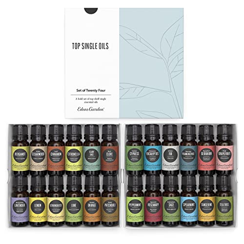 Edens Garden Essential Oil Set - 24 Pure Therapeutic Oils for Diffusers & Wellness - 10 ml