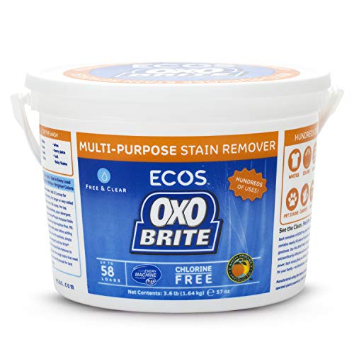 Earth Friendly Products Laundry Detergent - Color-Safe Whitener, Fragrance-Free - 57.6oz (2-Pack)