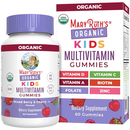 MaryRuth Organics Kids Multivitamin Gummies - Immune Support & Daily Nutrition - 60 Count
