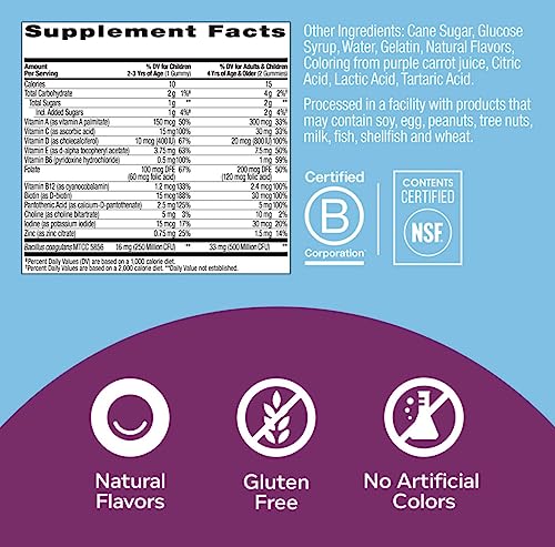 OLLY Kids Probiotic Multivitamin - Digestive & Immune Support, Berry Flavor - 320 Gummies