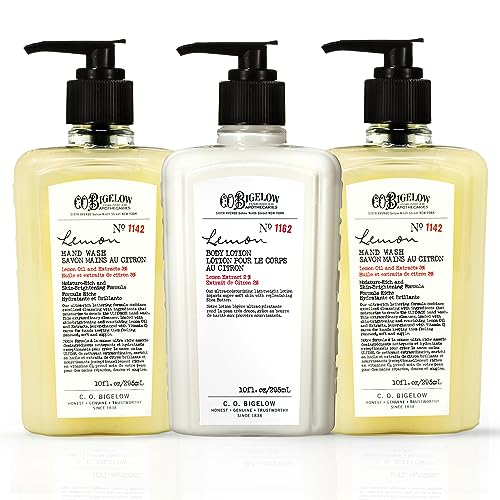 C.O. Bigelow Lemon Body Lotion - Hydrating Shea Butter, Nourishing Vitamin C - 10 fl oz