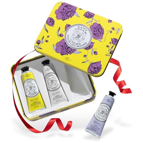 La Chatelaine Hand Care Set - Nourishing Shea Butter Creams, Natural Ingredients - 3 x 1 fl. oz
