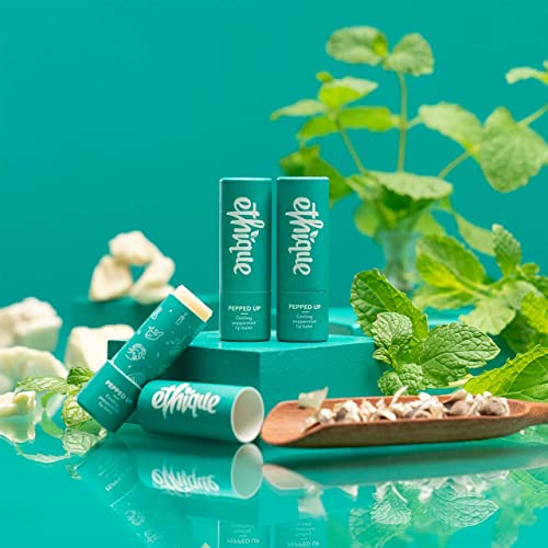 Ethique Pepped Up Lip Balm - Nourishing, Vegan, Plastic-Free, 100% Natural - 0.32 oz