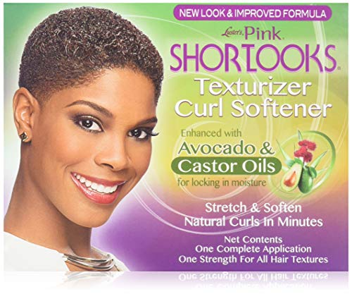 Luster's ShortLooks Hair Texturizer - Softens & Stretches Curls with Avocado & Castor Oils - 8oz