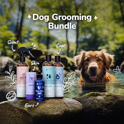 kin+kind Pet Grooming Set - Healthy Skin & Coat, Joint Support, Hand Mixed in USA - Charcoal