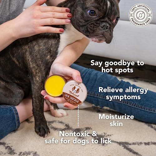 Natural Dog Company Skin Soother - Allergy & Itch Relief for Dogs, 100% Natural Ingredients - 2 oz