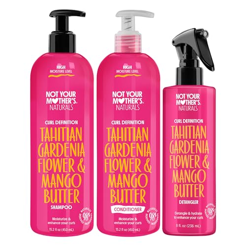 Not Your Mother's Naturals Curl Definition Set - Boosts Shine, Hydrates, Peach Coconut - 3-Pack