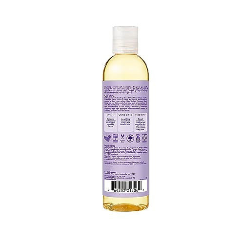 SheaMoisture Body Oil - Lavender Calming Moisturizer for Sensitive Skin, Fair Trade - 8oz