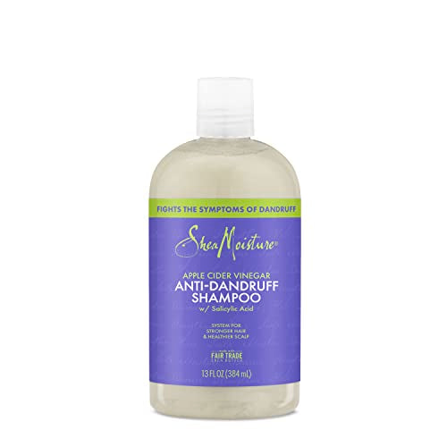 SheaMoisture Anti-Dandruff Shampoo - Strengthens Hair, Nourishes Scalp - Apple Cider Vinegar, 13oz