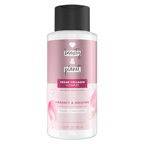 Love Beauty And Planet Conditioner - Boosts Vibrancy, Vegan Collagen & Moisturizing - 13.5oz