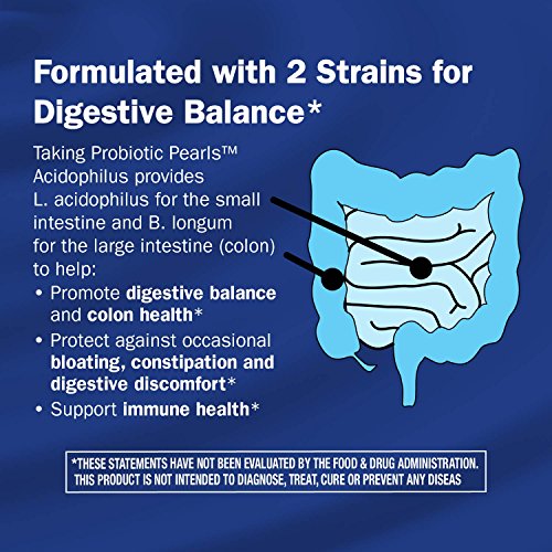 Nature's Way Probiotic Pearls - Supports Digestive Balance, 1 Billion Cultures - 90 Softgels