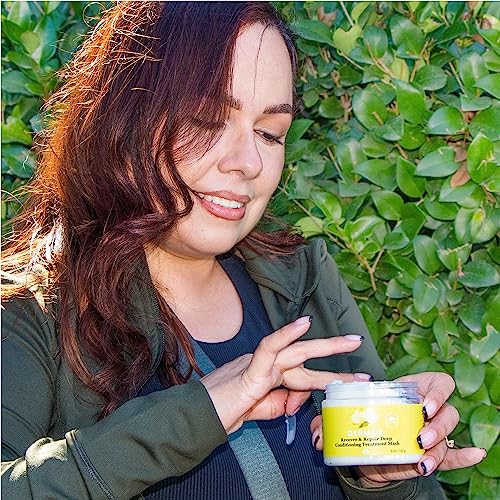 DERMA E Hair Mask - Restores Dry, Frizzy Hair with Argan Oil & Amino Acids - 5 Oz