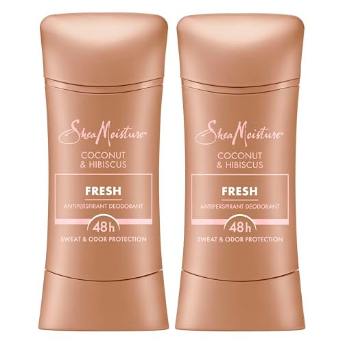 SheaMoisture Antiperspirant Deodorant - 48HR Sweat & Odor Protection, Coconut & Hibiscus - 2.6oz