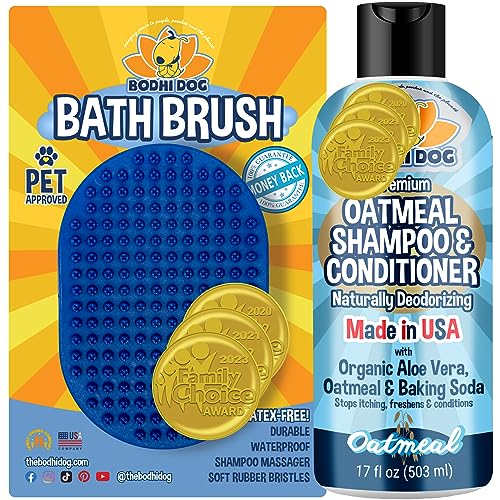 Bodhi Dog Shampoo & Conditioner Bundle - Soothes Itchy Skin, Gentle for Sensitive Pets - 16oz