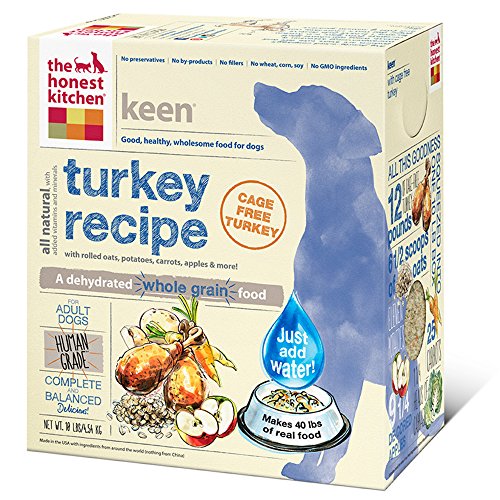 Honest Kitchen Dog Food - Cage-Free Turkey, Whole Grains, Human Grade - 10 lb