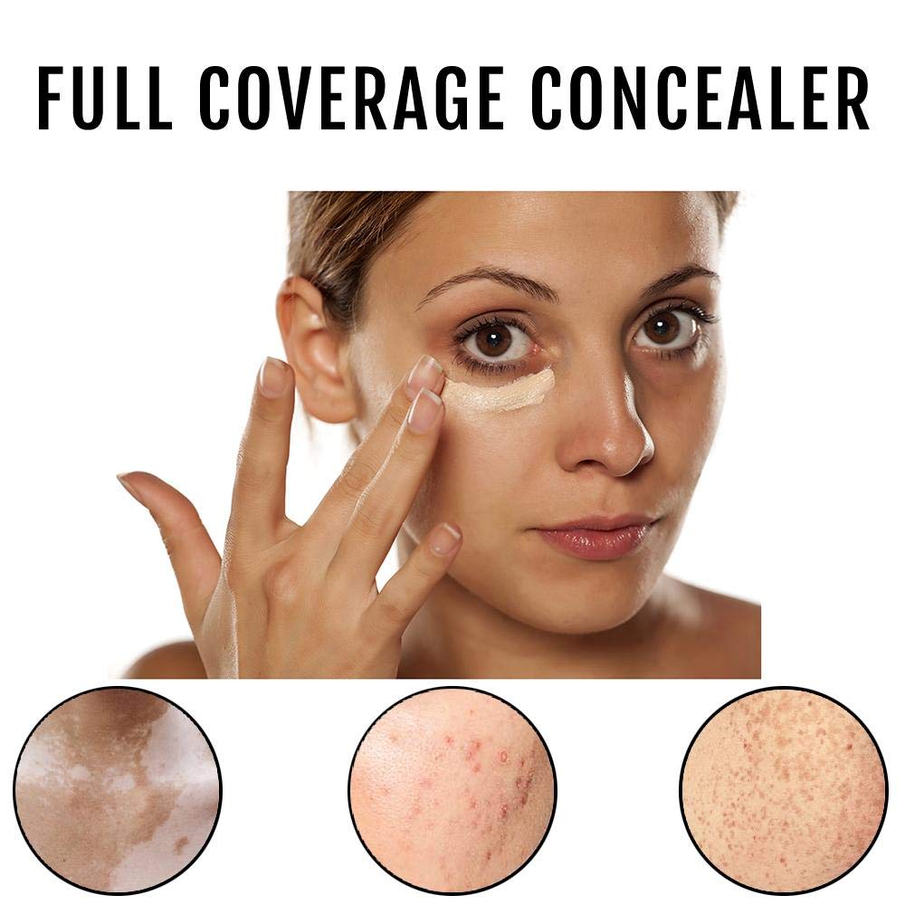 BaeBlu Organic Concealer - Full Coverage for Flawless Skin, Non-Greasy, 100% Natural - 0.35oz