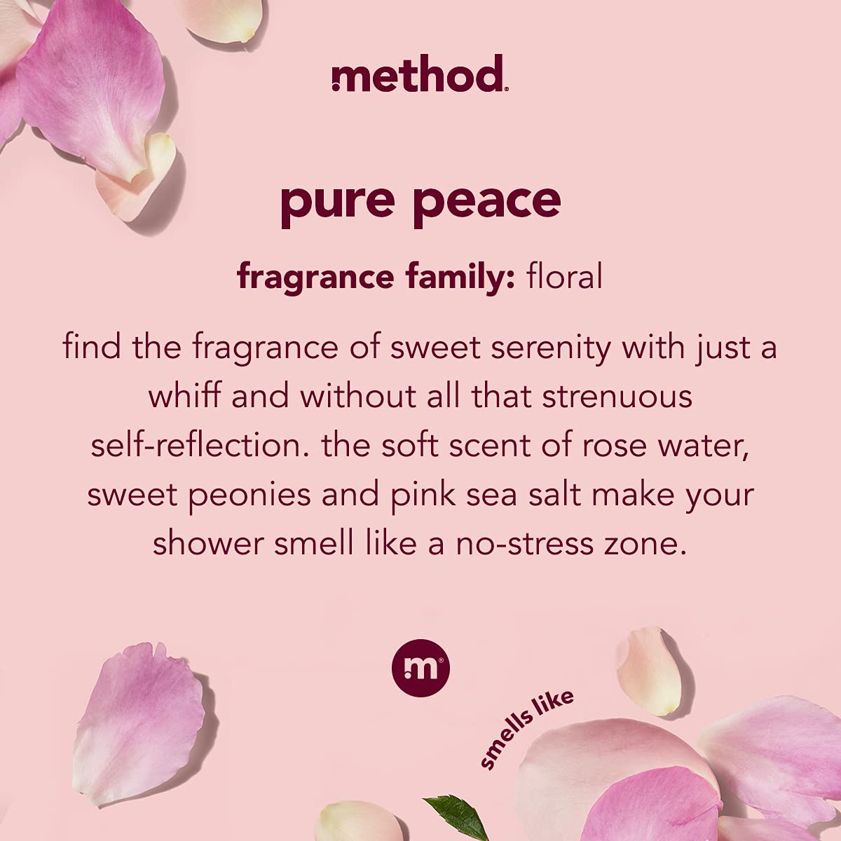 Method Body Wash - Paraben & Phthalate Free, Moisturizing Peony & Rose Water - 28 oz