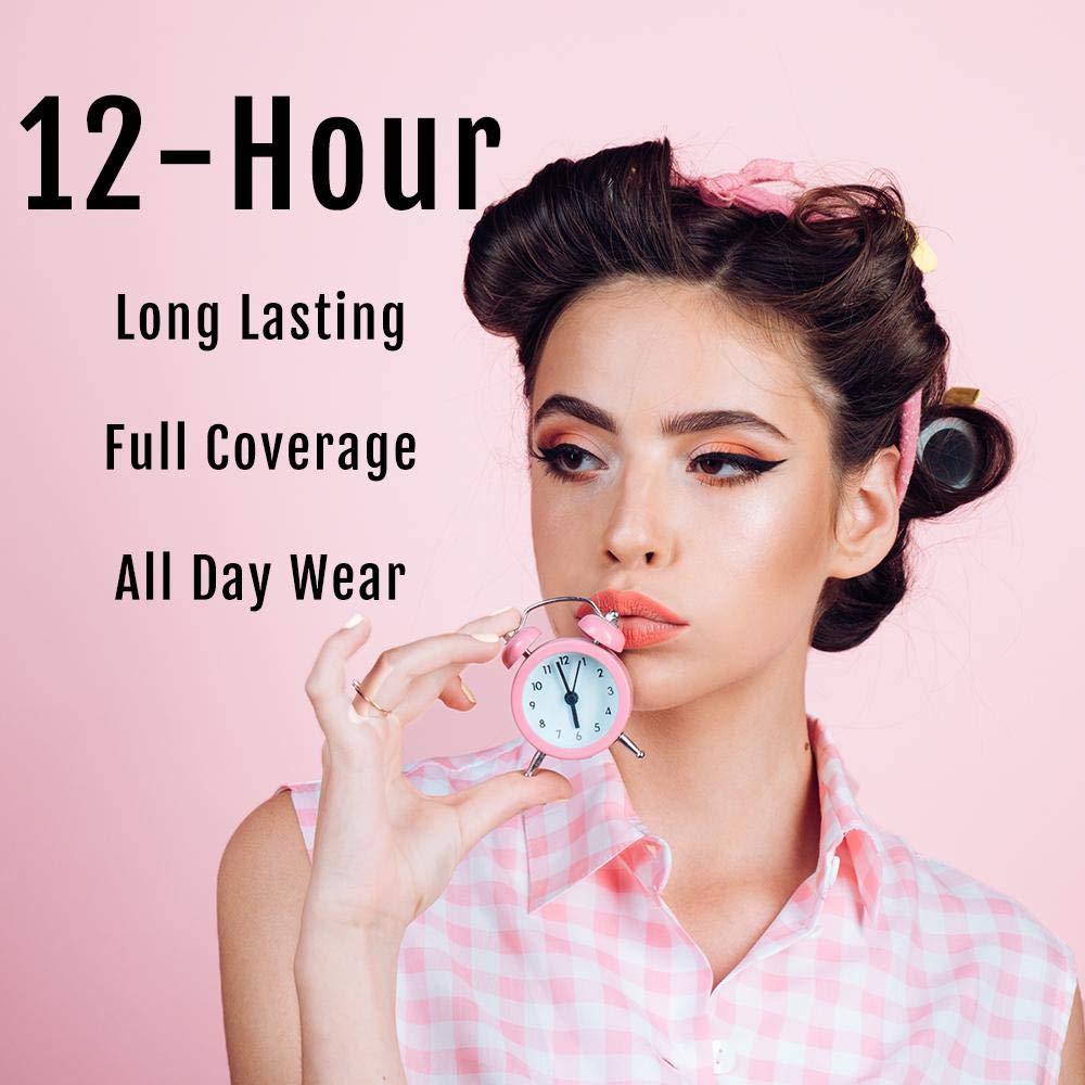 BaeBlu Organic Concealer - Full Coverage for Flawless Skin, Non-Greasy, 100% Natural - 0.35oz