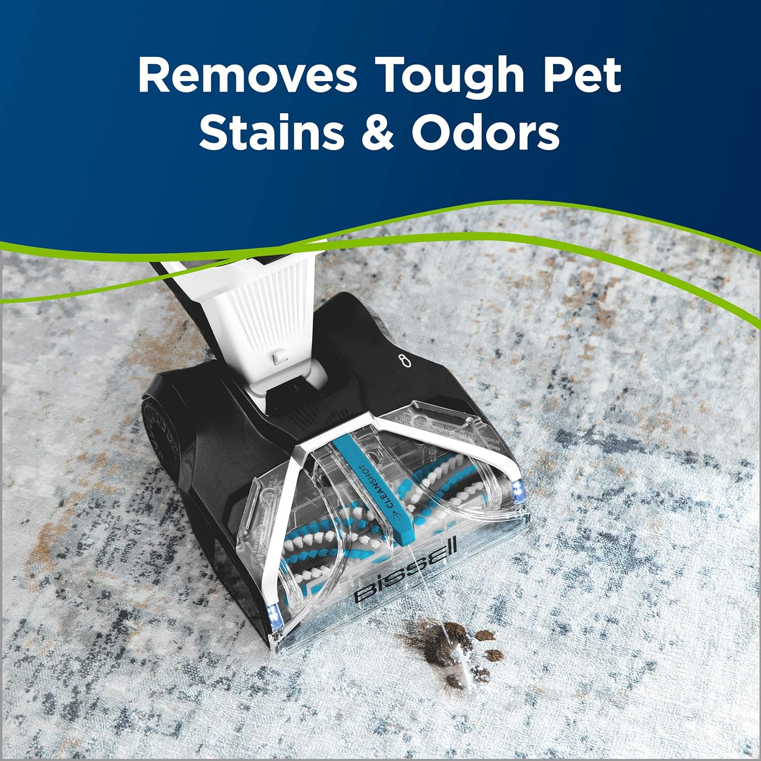 Bissell Pet Stain & Odor Remover - Eliminates Tough Stains, Biodegradable - 48oz