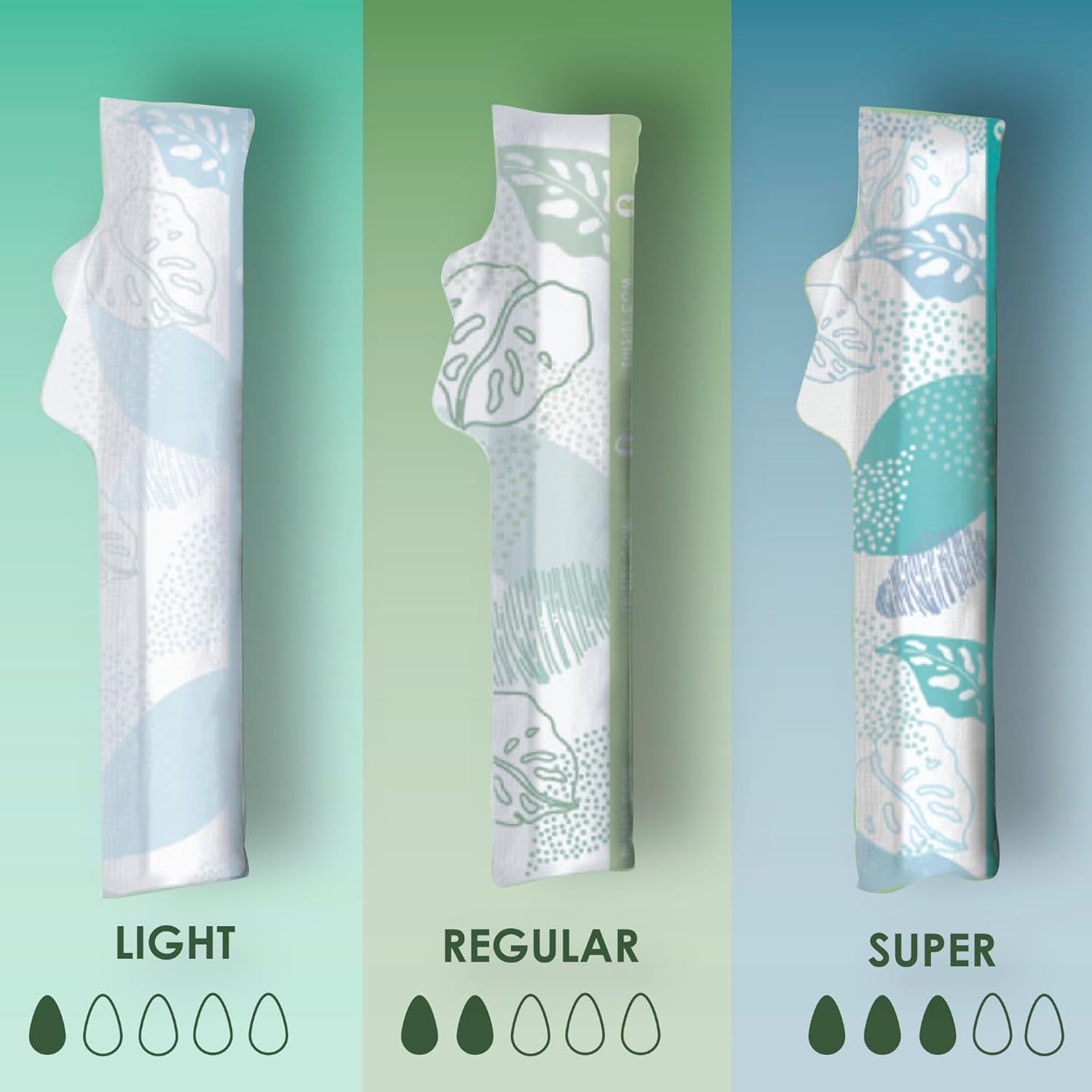 L. Organic Cotton Tampons - 100% Cotton, No Chemicals, Comfortable Applicator - 84 Count