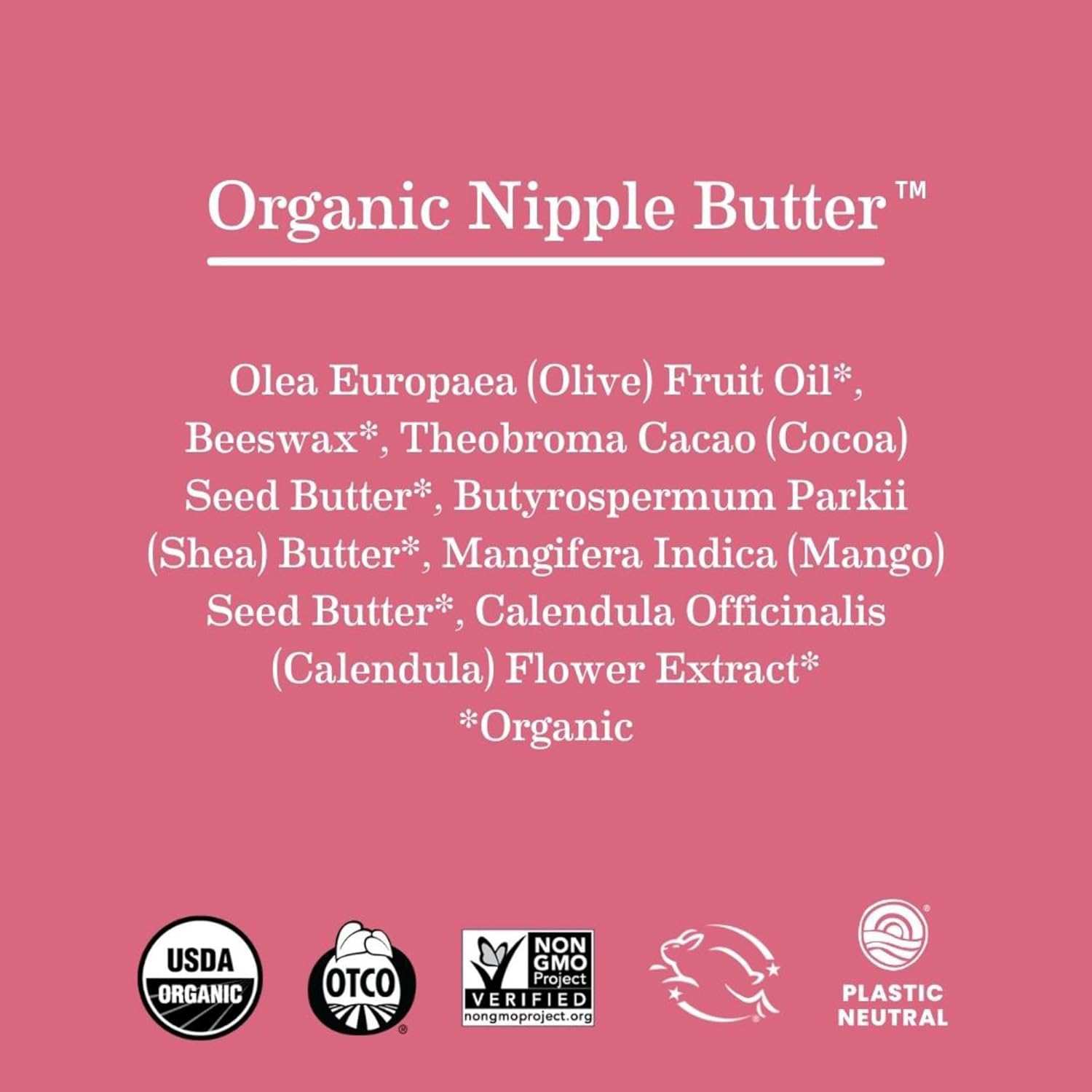 Earth Mama Organic Nipple Butter - Soothes Sore Nipples, Non-GMO, Lanolin-Free - 2oz