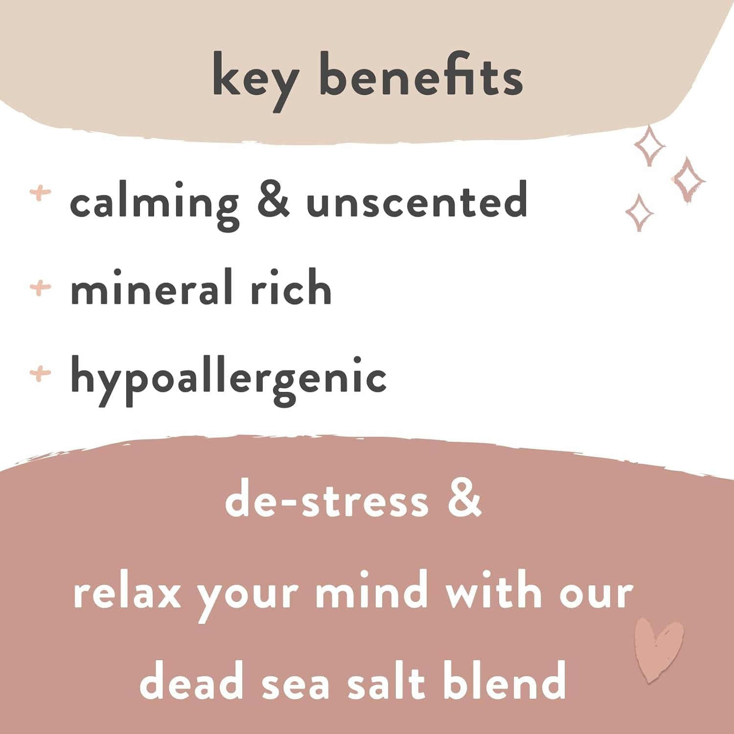 Honest Mama Me Moment Soaking Salts | Calming, Mineral-Rich Dead Sea Salt Soak | 2 Lbs