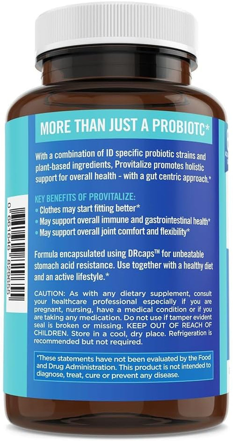 Provitalize | Probiotics for Women Digestive Health, Menopause, Joint Support | Sexy Midsection Curves, Bloat | Turmeric Curcumin | Packaging Vary | Formerly Better Body Co. (60 Ct)