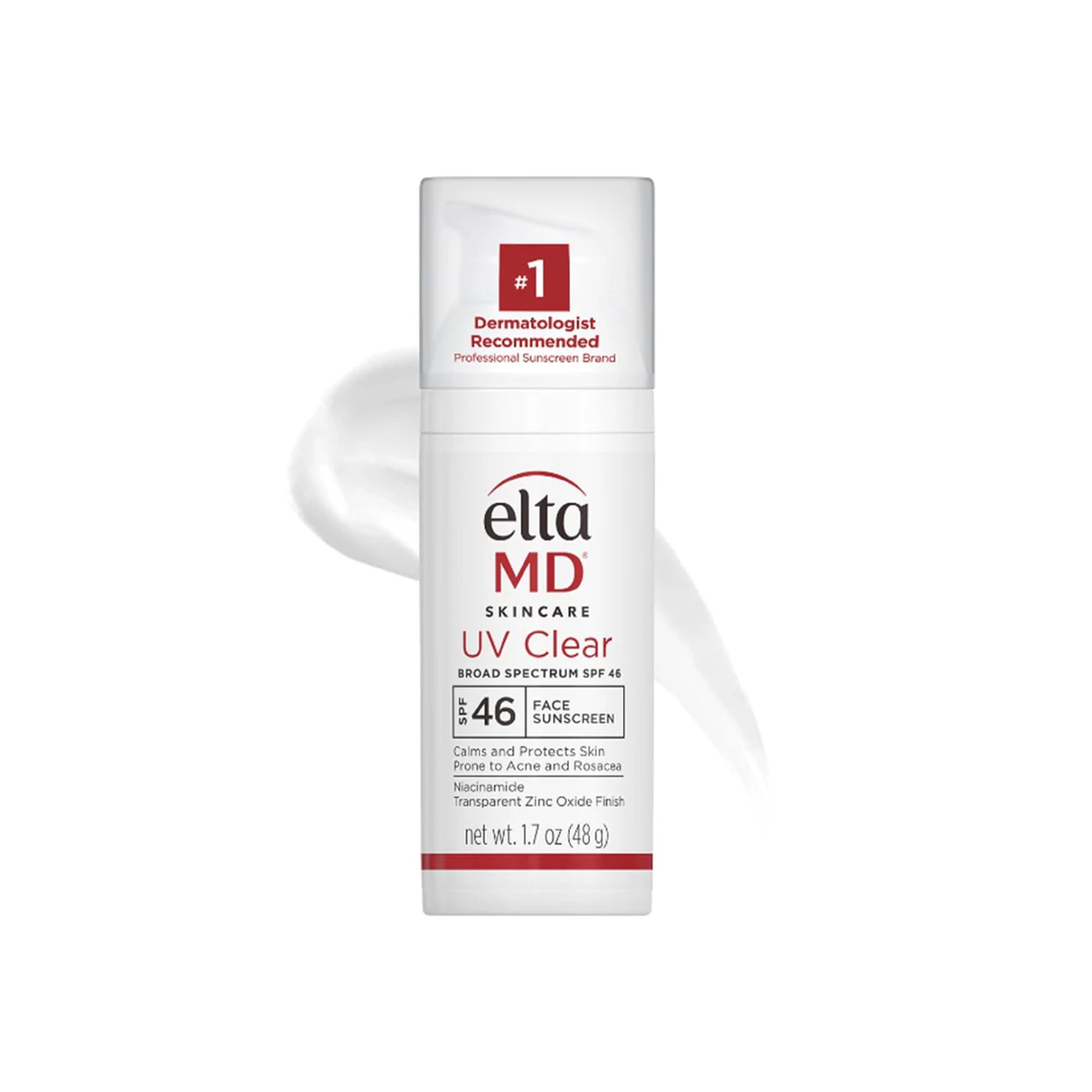 EltaMD UV Clear Face Sunscreen SPF 46 - Oil-Free, Zinc Oxide, Dermatologist Recommended - 1.7oz