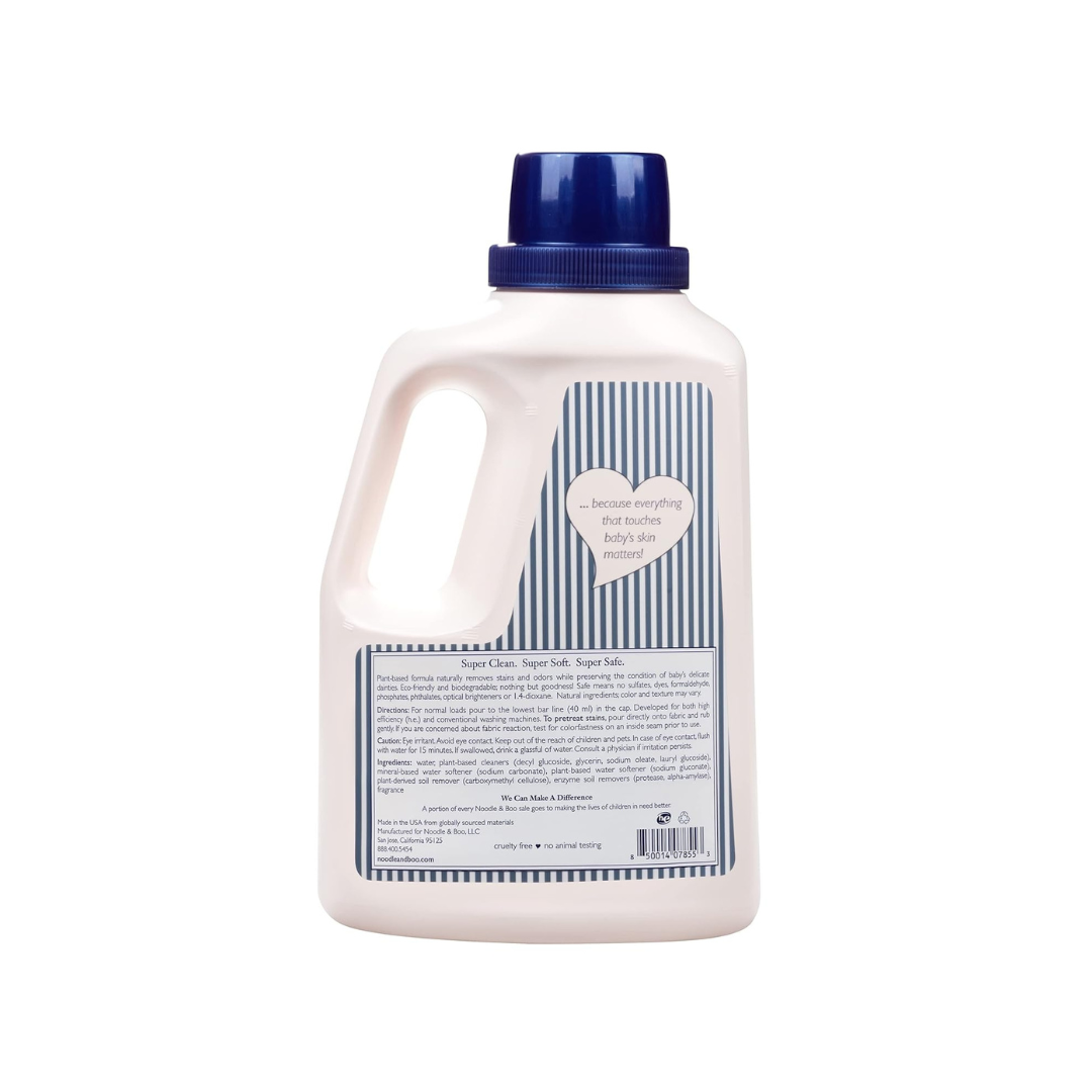 Noodle & Boo Baby Laundry Detergent - Gentle on Sensitive Skin, Plant-Based Stain Remover - 60 Fl Oz
