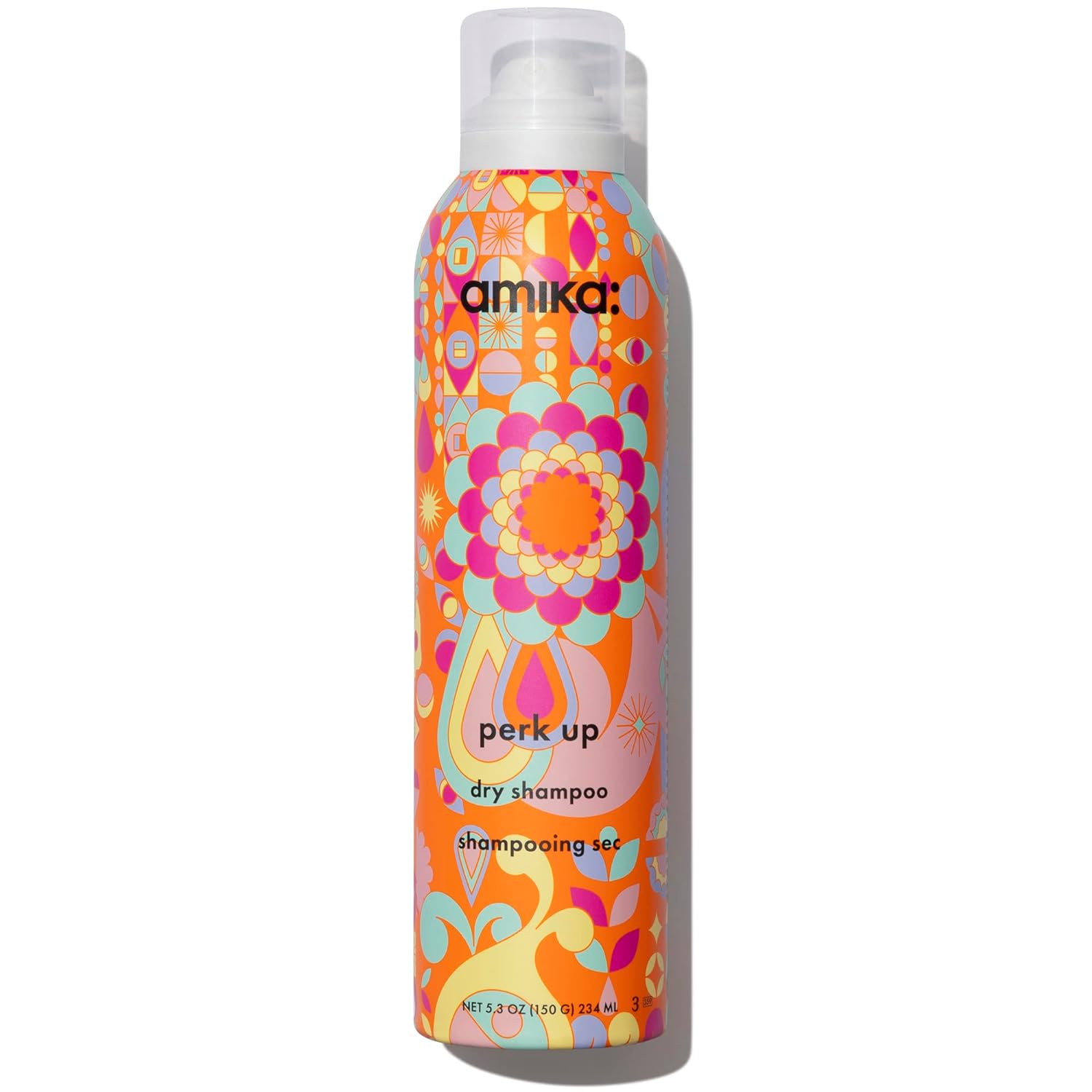 amika Perk Up Dry Shampoo - Fresh Look with No Residue, Rice Starch Formula - 5.3 oz