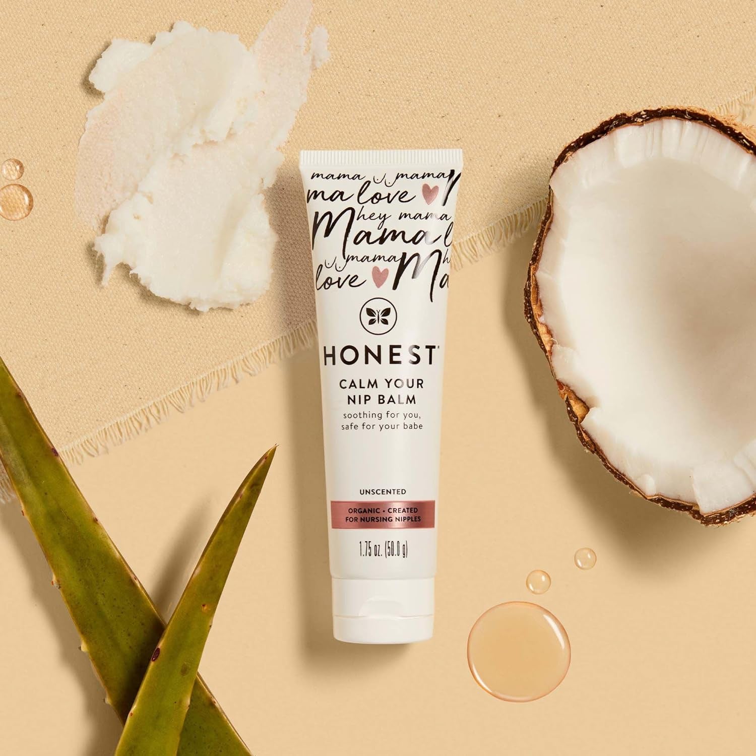 Honest Mama Calm Your Nip Balm | USDA Certified Organic Nipple Cream | 1.75 Fl Oz