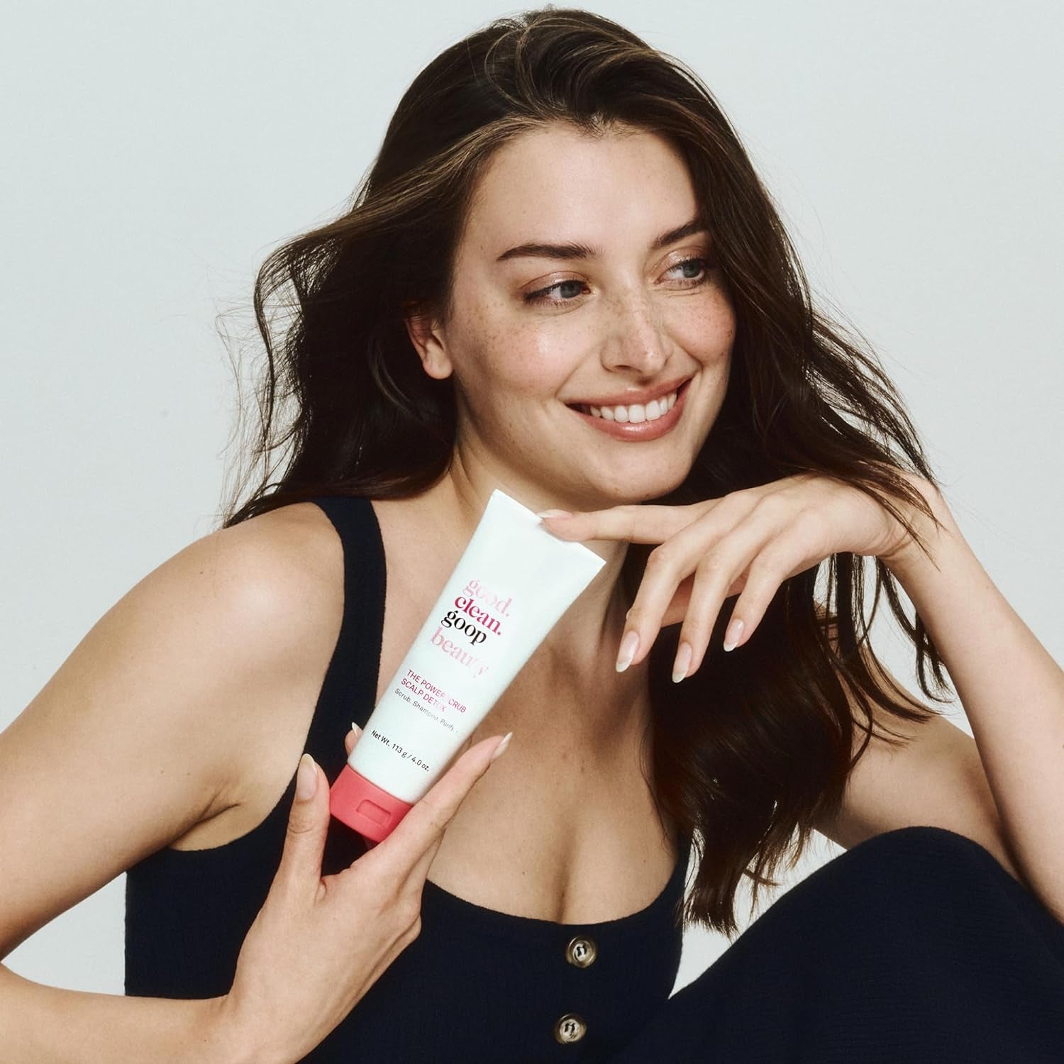 Beauty the Body Facial Exfoliating Scrub & the Powerscrub Scalp Detox | 5 Oz Body Exfoliant & Cleanser for Glowing Skin | 4 Fl Oz Clarifying Shampoo to Detoxify Hair and Scalp