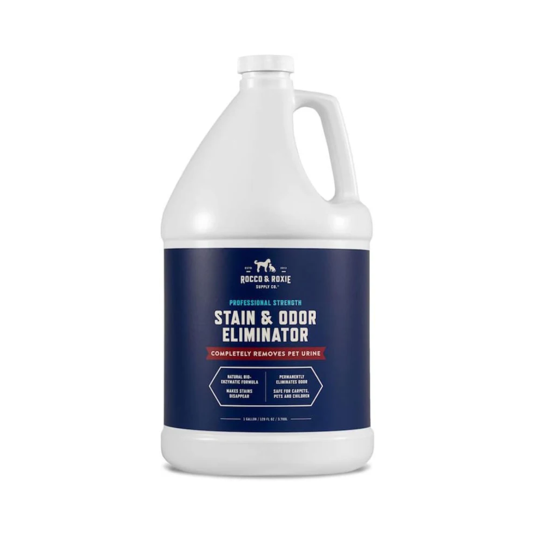 Rocco & Roxie Stain & Odor Remover - Enzyme-Activated, Safe for Pets & Kids - 32oz